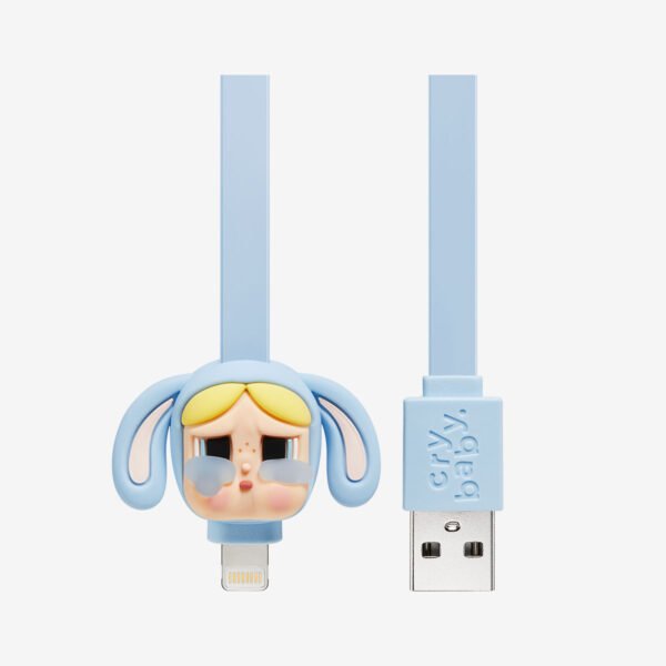 CRYBABY * Powerpuff Girls Series-Cable Blind Box Data cable phone charging cable Trendy toy peripheral gifts type-C iphone